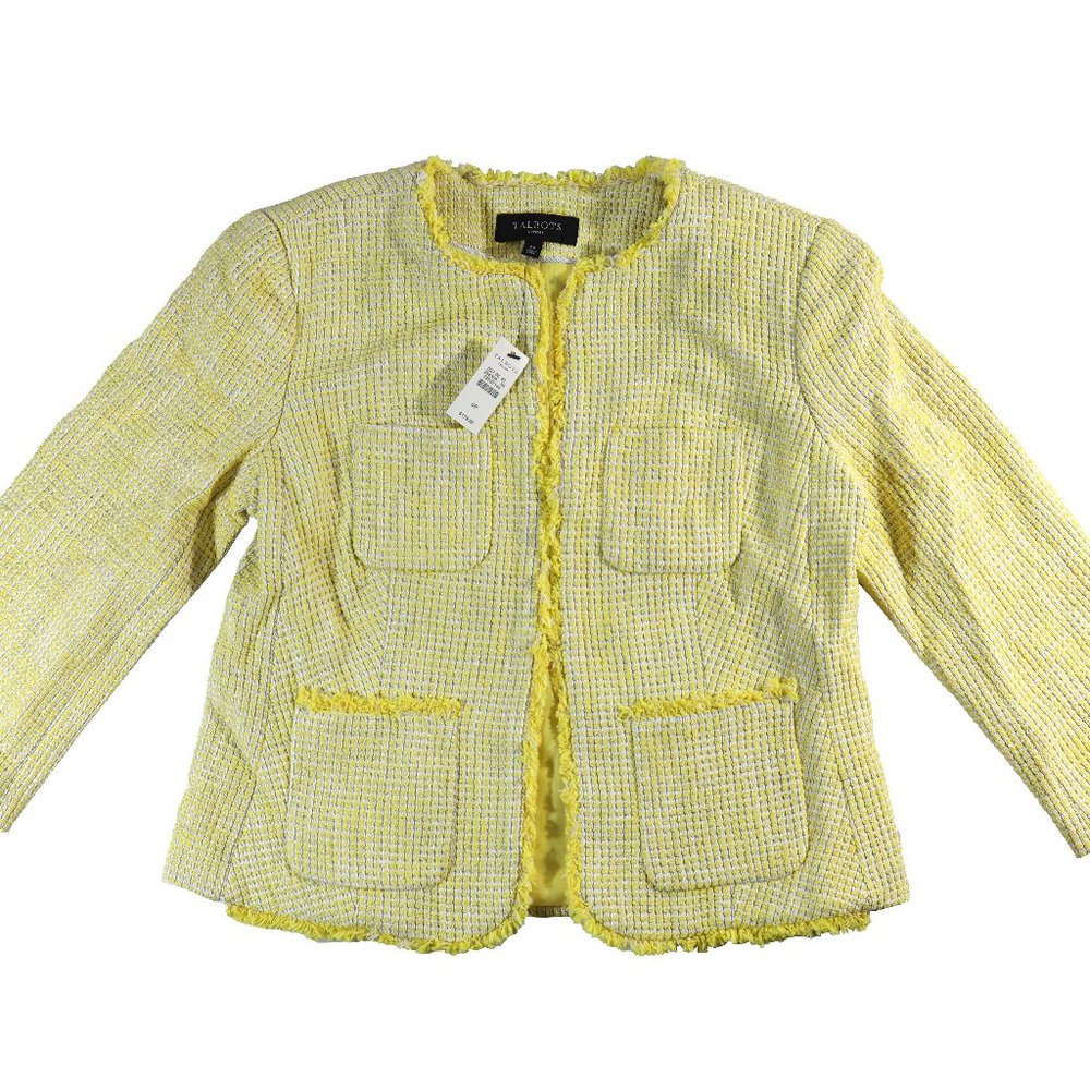 Talbots Petites Yellow Jacket Blazer - Size 6P - NEW WITH TAGS